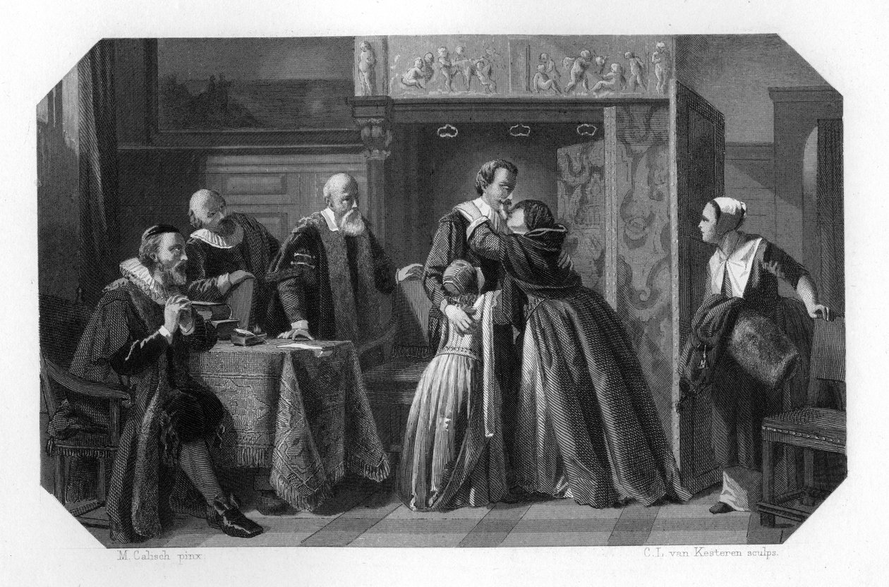 Hugo de Groot Grotius，17世纪荷兰法学家和哲学家，约1870年。 作者 多梅尼科·德尔·巴比埃