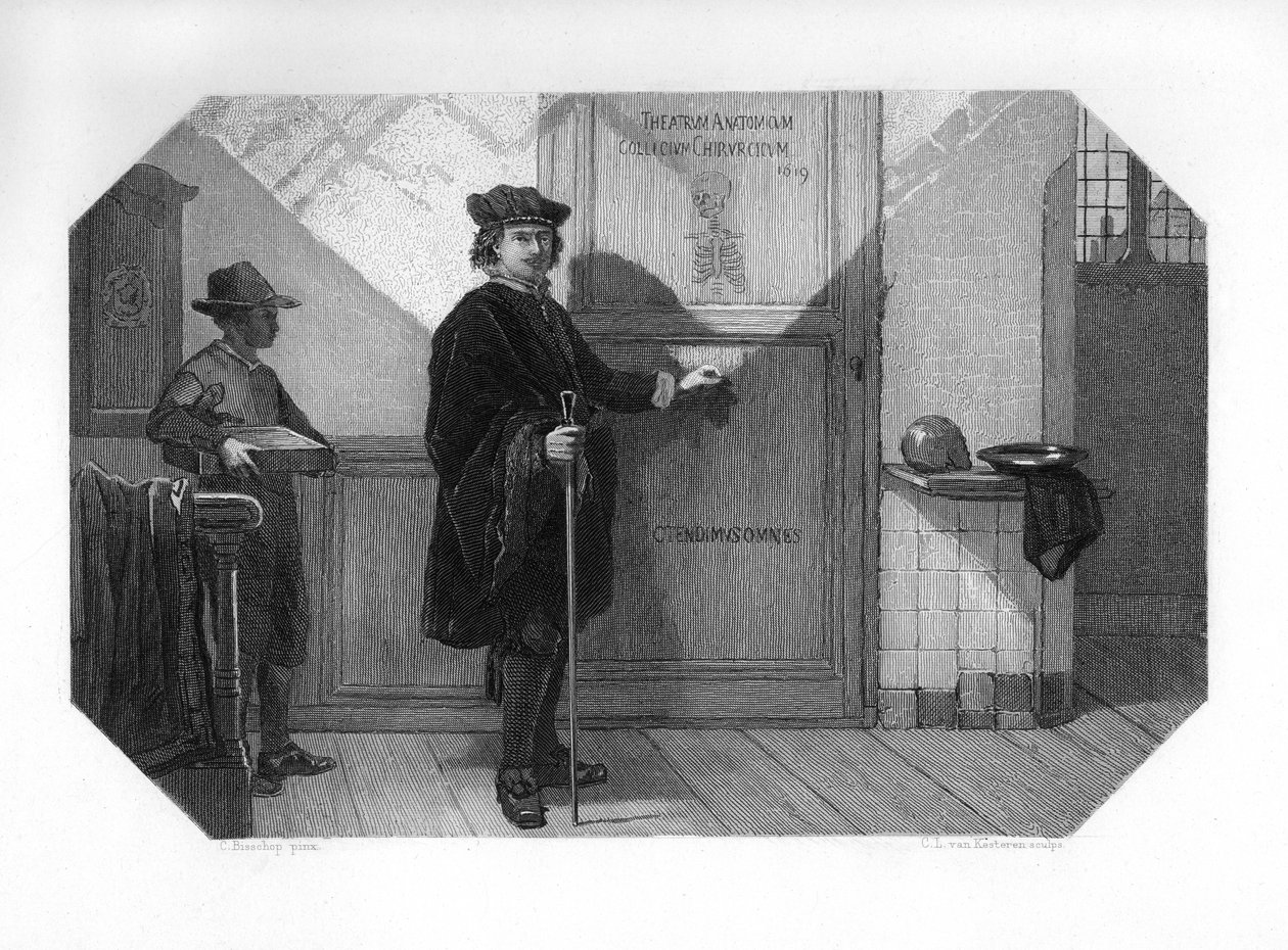 伦勃朗Harmenszoon van Rijn，17世纪荷兰画家，c1870年。 作者 多梅尼科·德尔·巴比埃