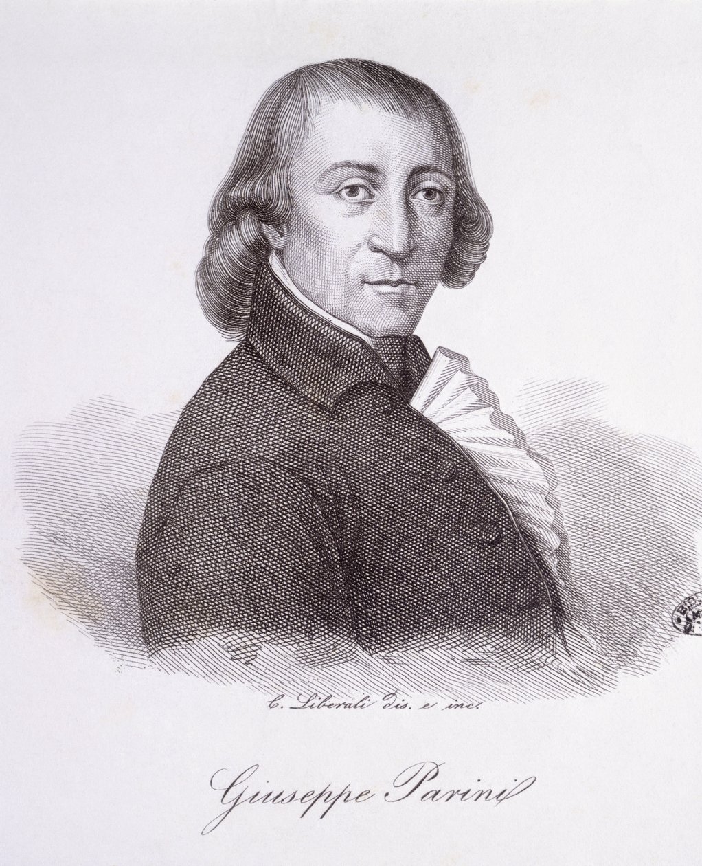朱塞佩·帕里尼 (Giuseppe Parini) (雕刻) 作者 C.利巴里
