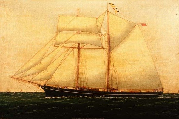伦敦的凯特，T.哈珀上尉，在蜥蜴岛附近 作者 C.Strout