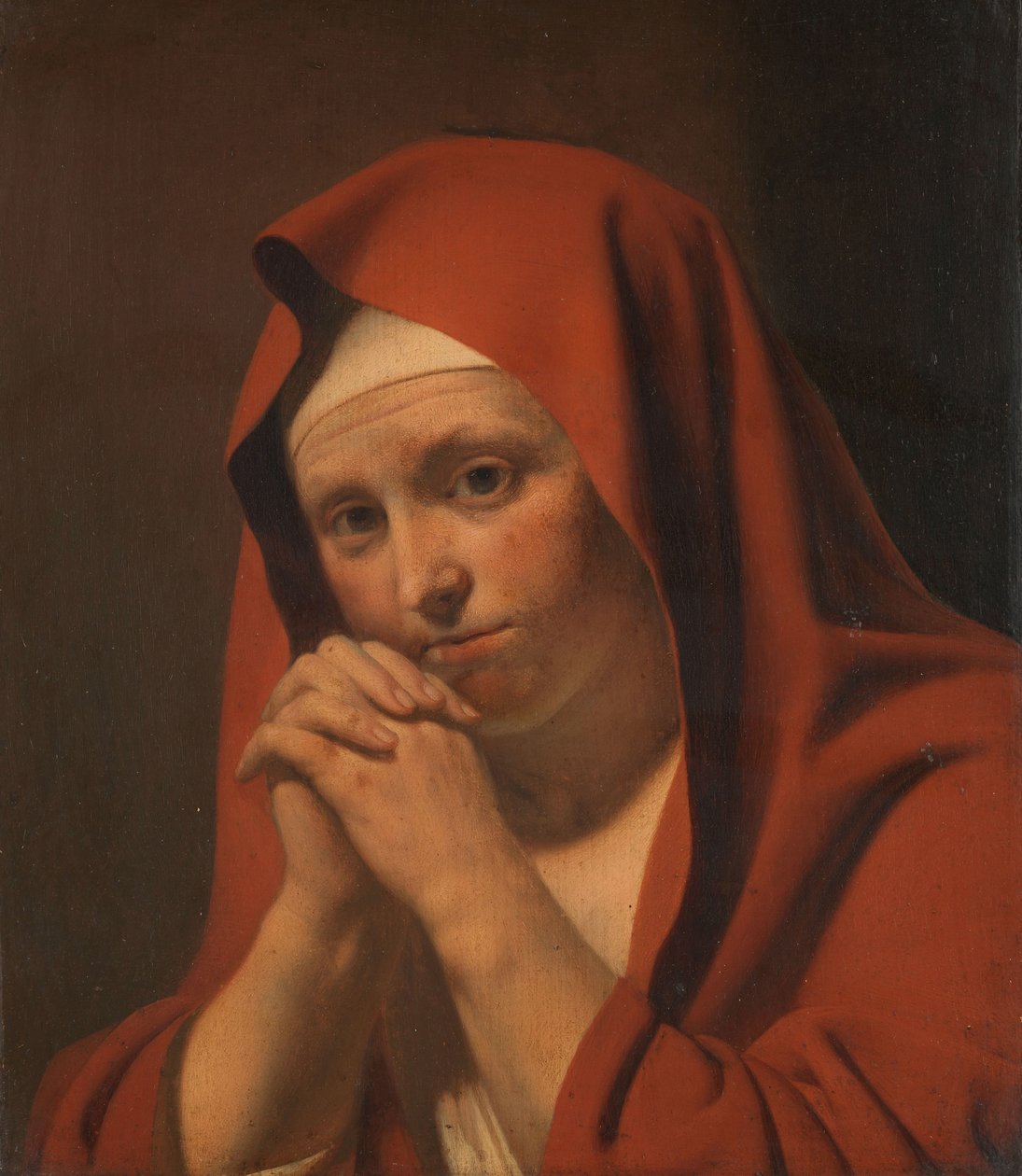 祈祷的妇女 作者 Caesar Boëtius van Everdingen (圈子)