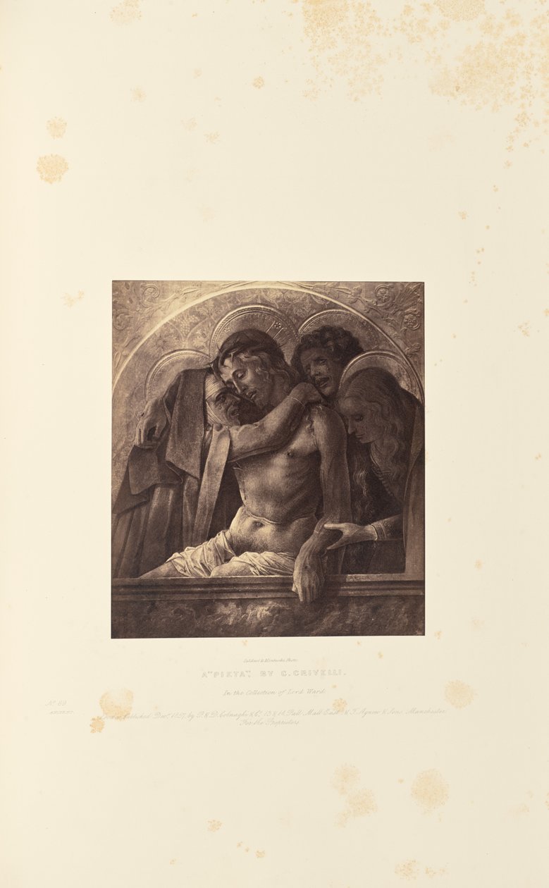 C. Crivelli 创作的 "Pieta 作者 卡尔德西和蒙特奇