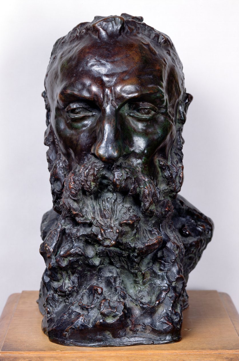 奥古斯特·罗丹（1840-1917）1888年（铜牌） 作者 卡米尔·克劳德尔（Camille Claudel）