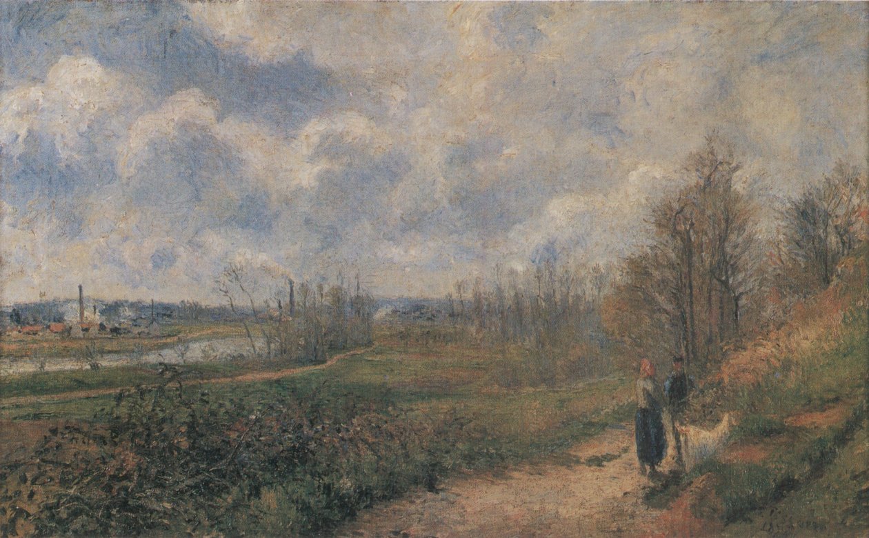 Sente du Chou，Pontoise 作者 卡米尔·雅各布·毕沙罗