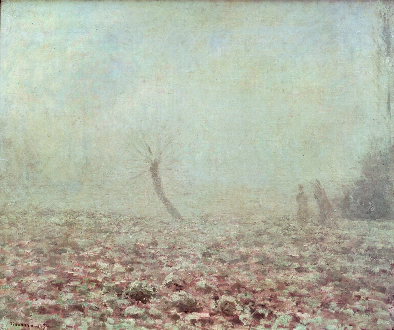 景观，1874年 作者 卡米尔·雅各布·毕沙罗