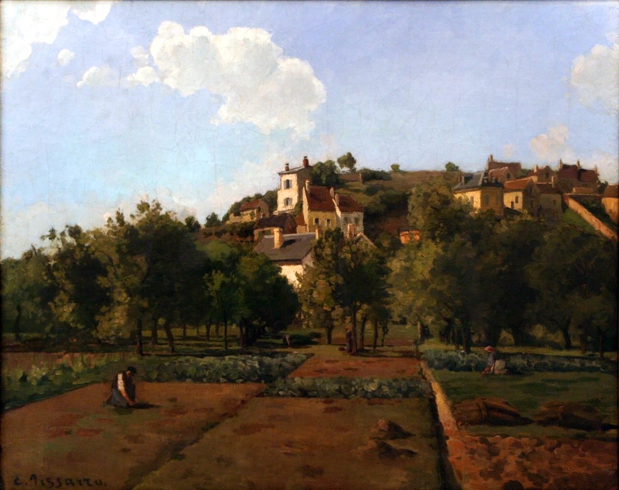 Mauboisson的Gardin，Pontoise 作者 卡米尔·雅各布·毕沙罗