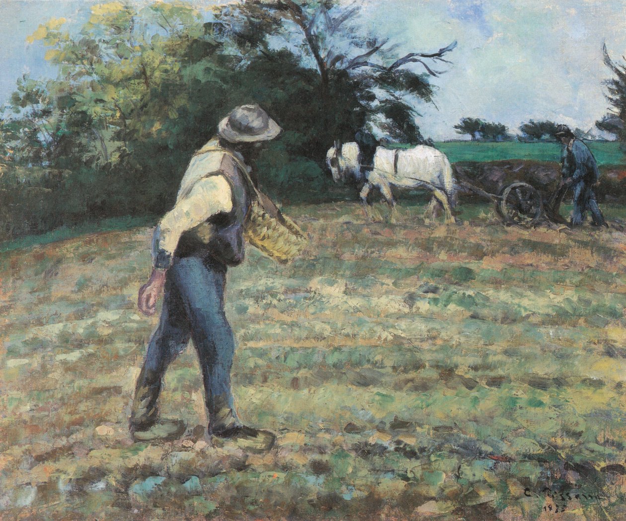 Le Semeur，Montfoucault 作者 卡米尔·雅各布·毕沙罗