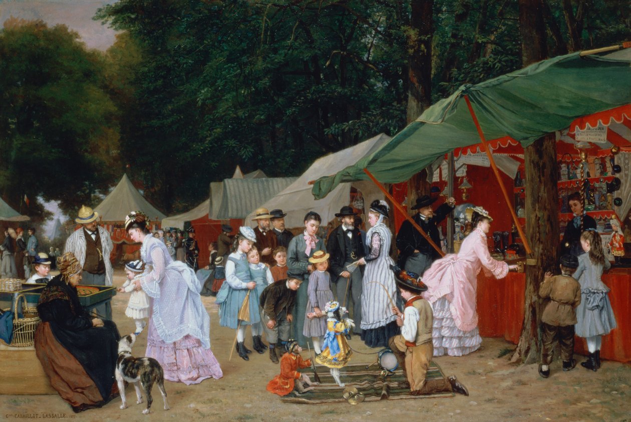 在1877年的博览会上 作者 卡米尔·利奥波德（Carille Leopold）Cabaillot Lasalle