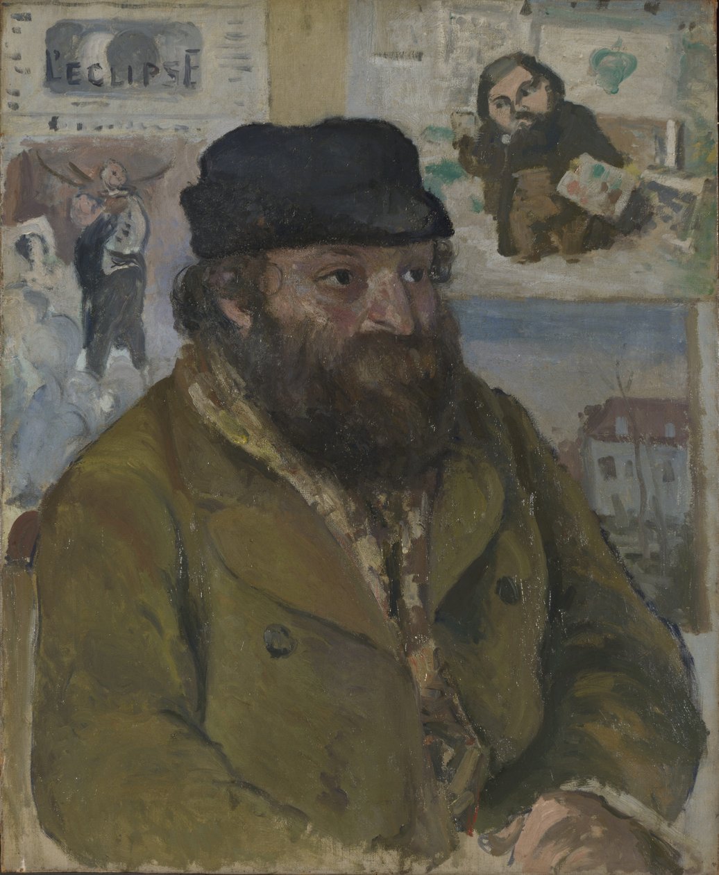 PaulCézanne的肖像 作者 卡米尔·雅各布·毕沙罗