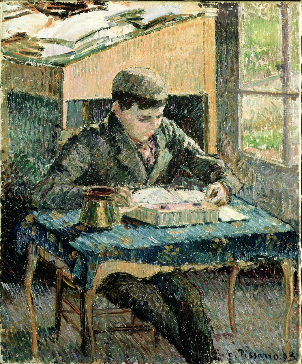 艺术家的儿子，1893年 作者 卡米尔·雅各布·毕沙罗