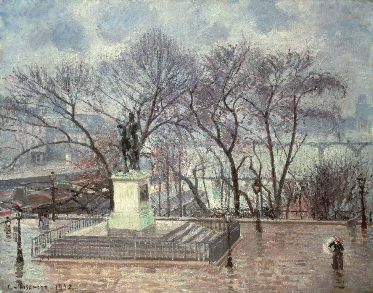 Pont Neuf，巴黎，1902年 作者 卡米尔·雅各布·毕沙罗