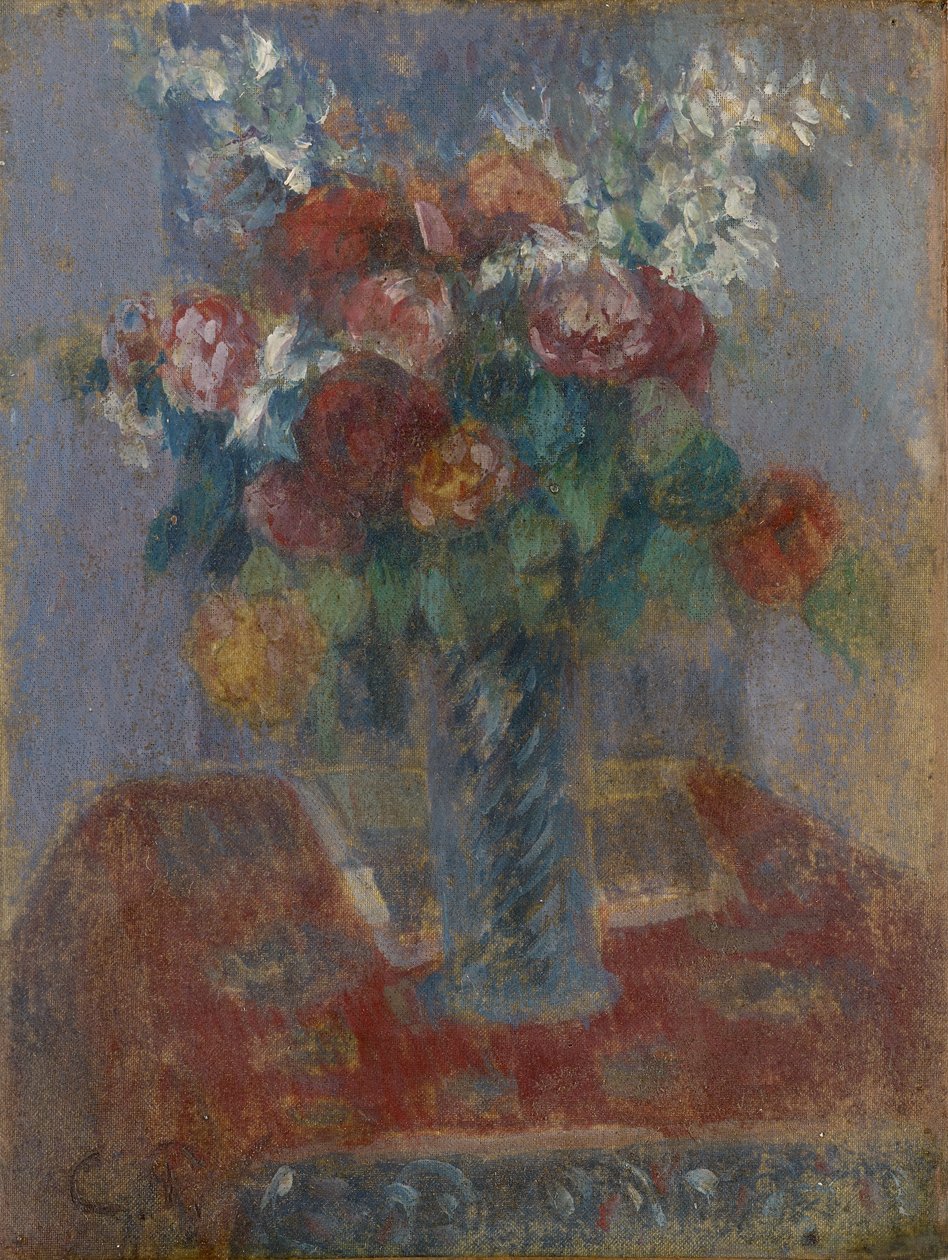 花束，c.1900 作者 卡米尔·雅各布·毕沙罗