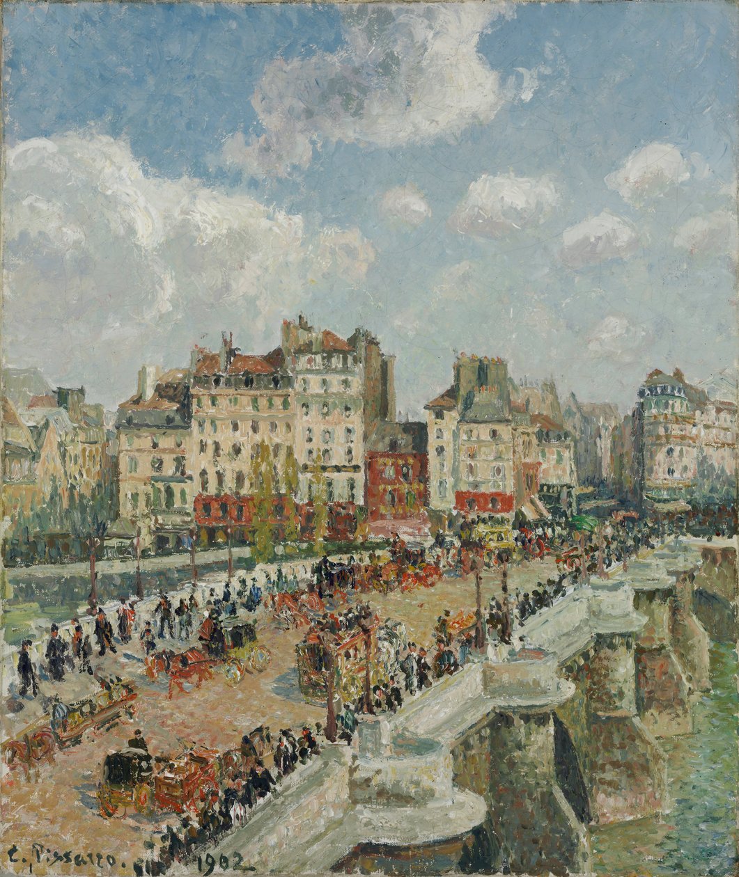 Le Pont Neuf，1902年 作者 卡米尔·雅各布·毕沙罗