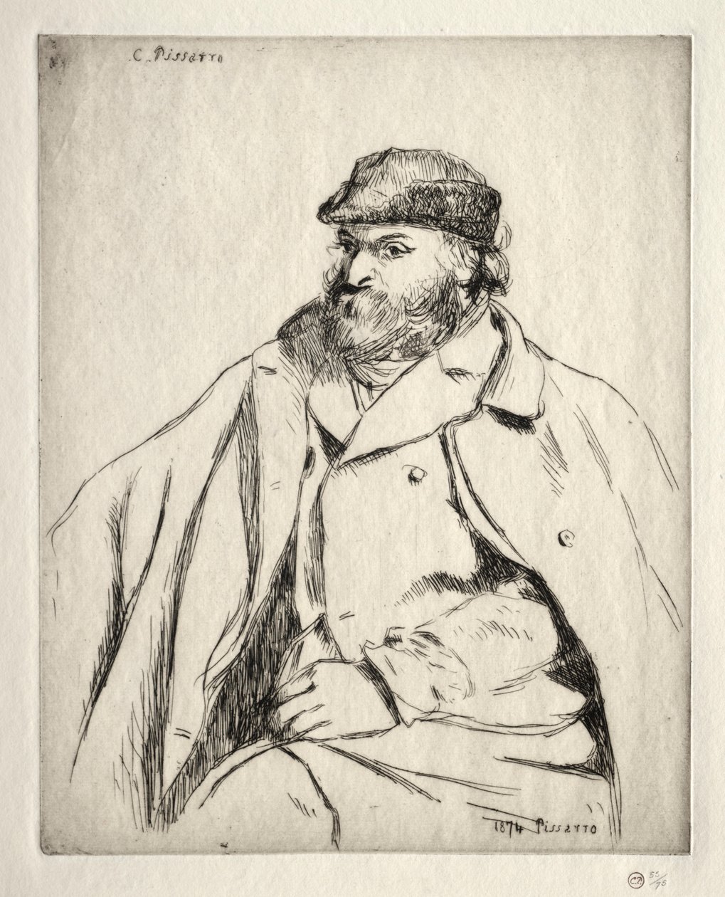 保罗·塞尚（Paul Cezanne），1874年。 作者 卡米尔·雅各布·毕沙罗