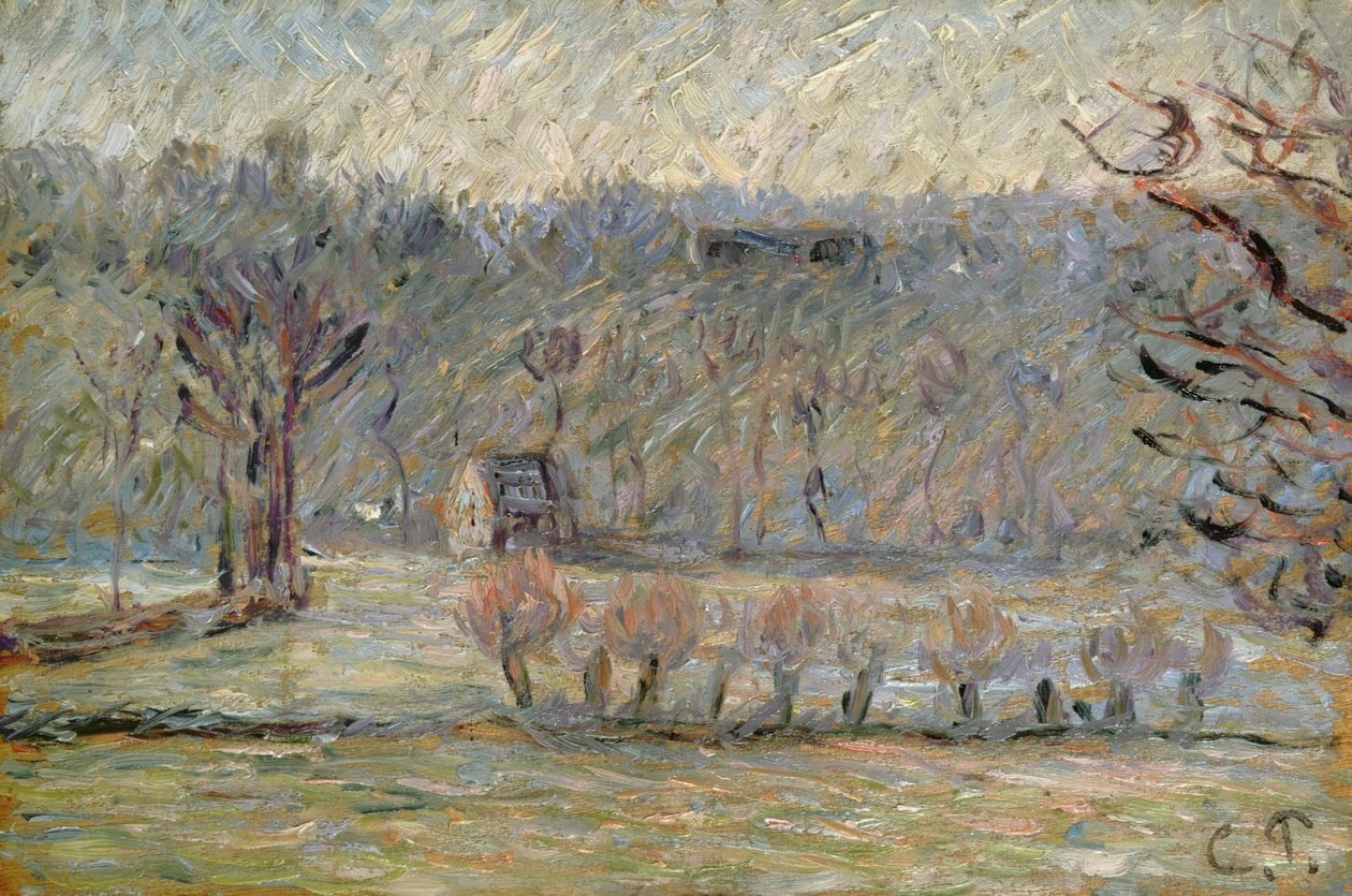 Vach山，Bazincourt，1890年 作者 卡米尔·雅各布·毕沙罗