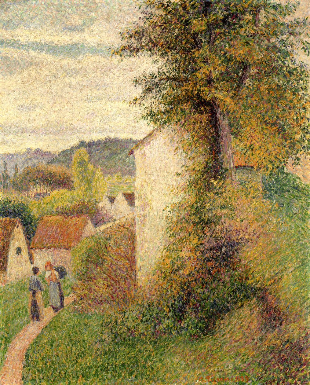 The Path，1889 作者 卡米尔·雅各布·毕沙罗