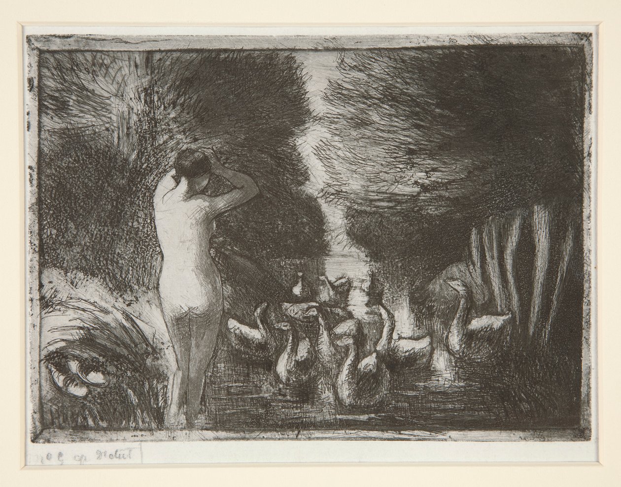 Baigneuse aux oies（鹅浴者） 作者 卡米尔·毕沙罗
