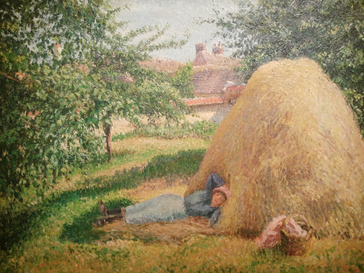 法语: La Sieste, Éragny
德语：Sieste, Éragny 作者 卡米尔·毕沙罗