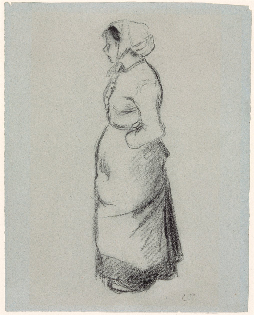 农家女》，1890年 作者 卡米尔·毕沙罗