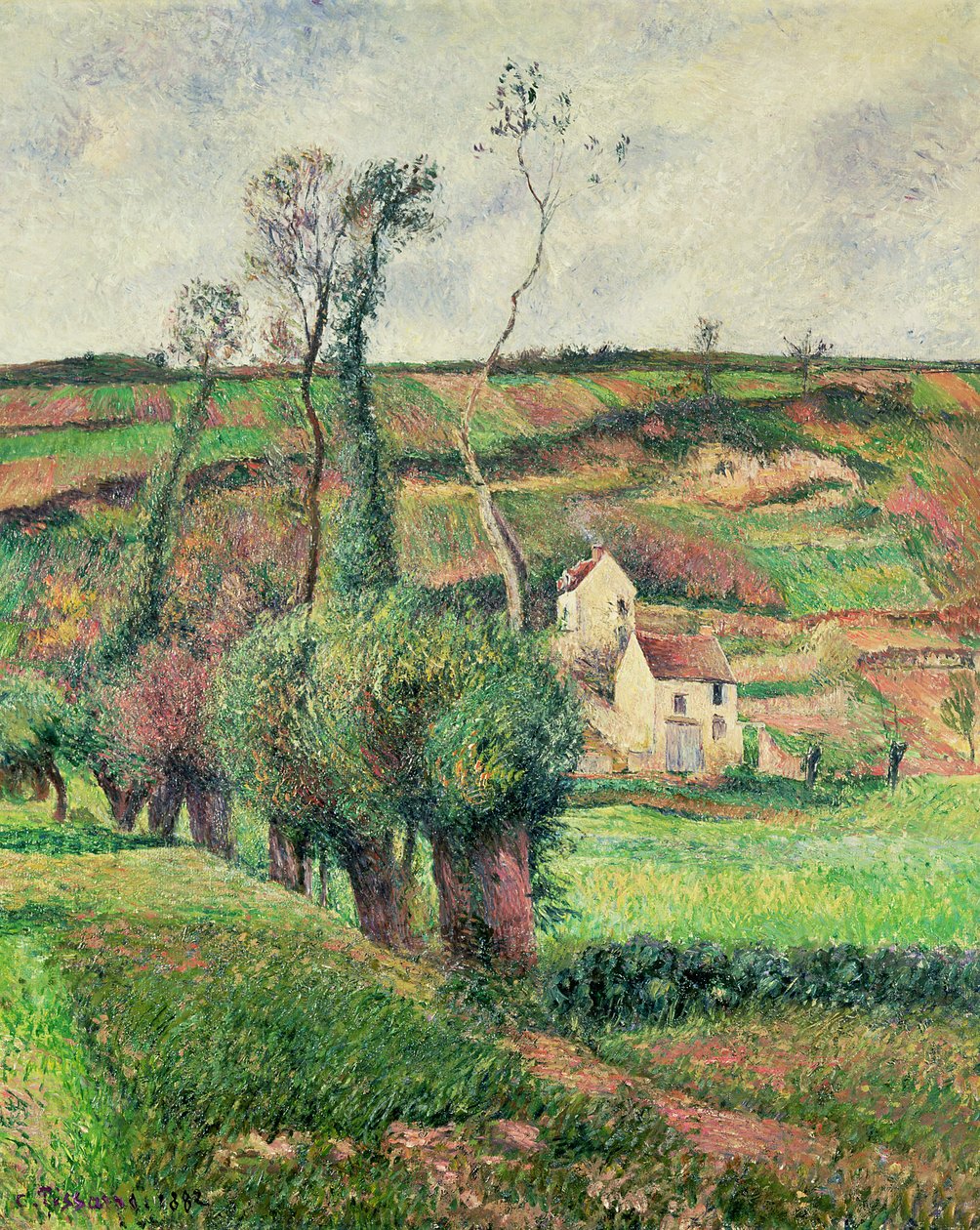 The Cabbage Slopes, Pontoise 作者 卡米尔·雅各布·毕沙罗