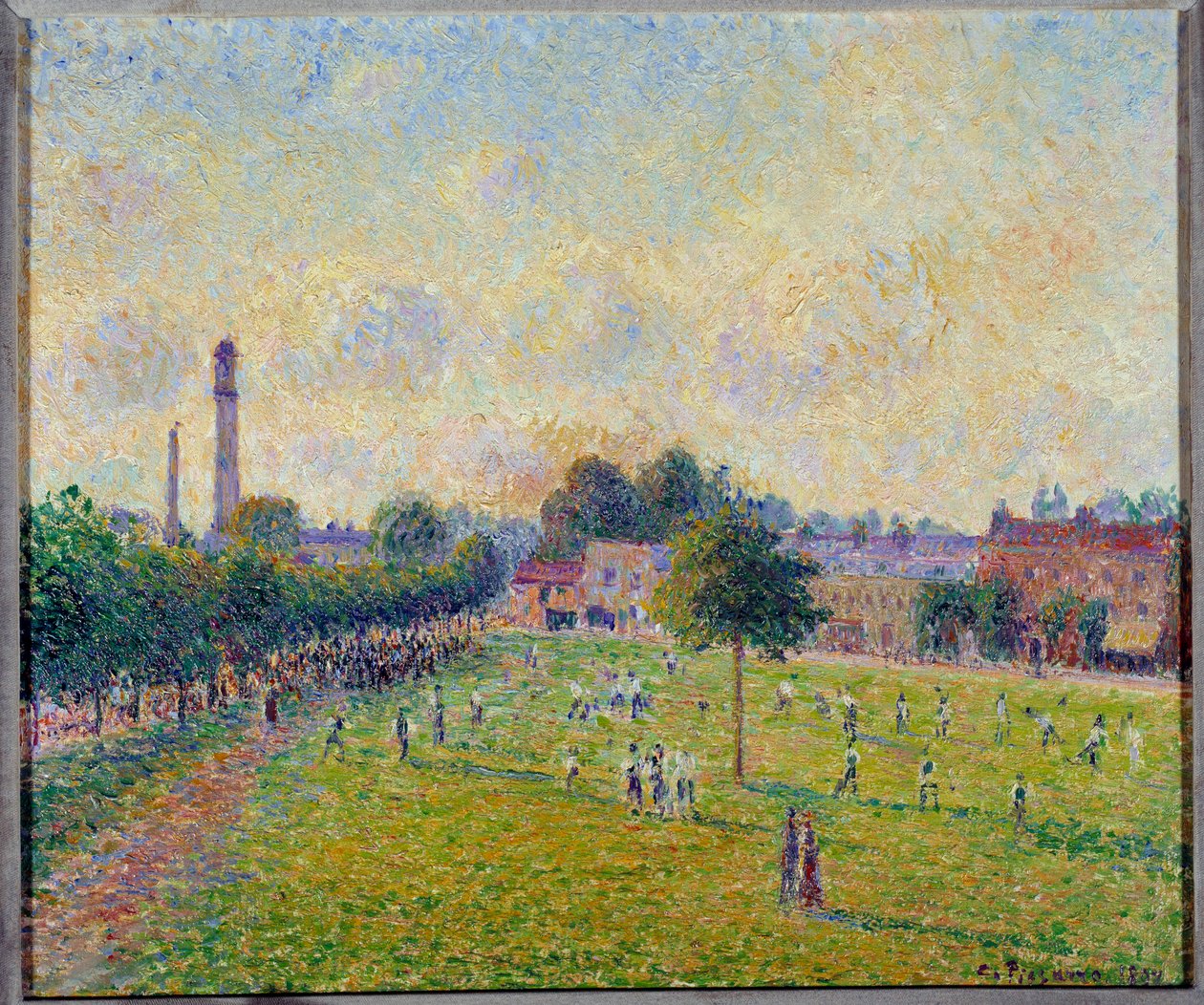 1892 年伦敦的邱园绿景 卡米尔·毕沙罗 (Camille Pissarro) (1830-1903) 的绘画 1892 年 0,46x0,55 m 里昂，Musee des Beaux Arts 作者 卡米尔·雅各布·毕沙罗