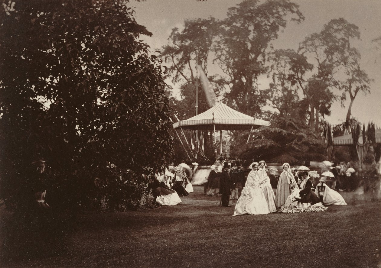 伦敦奥尔良故居的Fete Champetre 作者 卡米尔·西尔维（Camille Silvy）