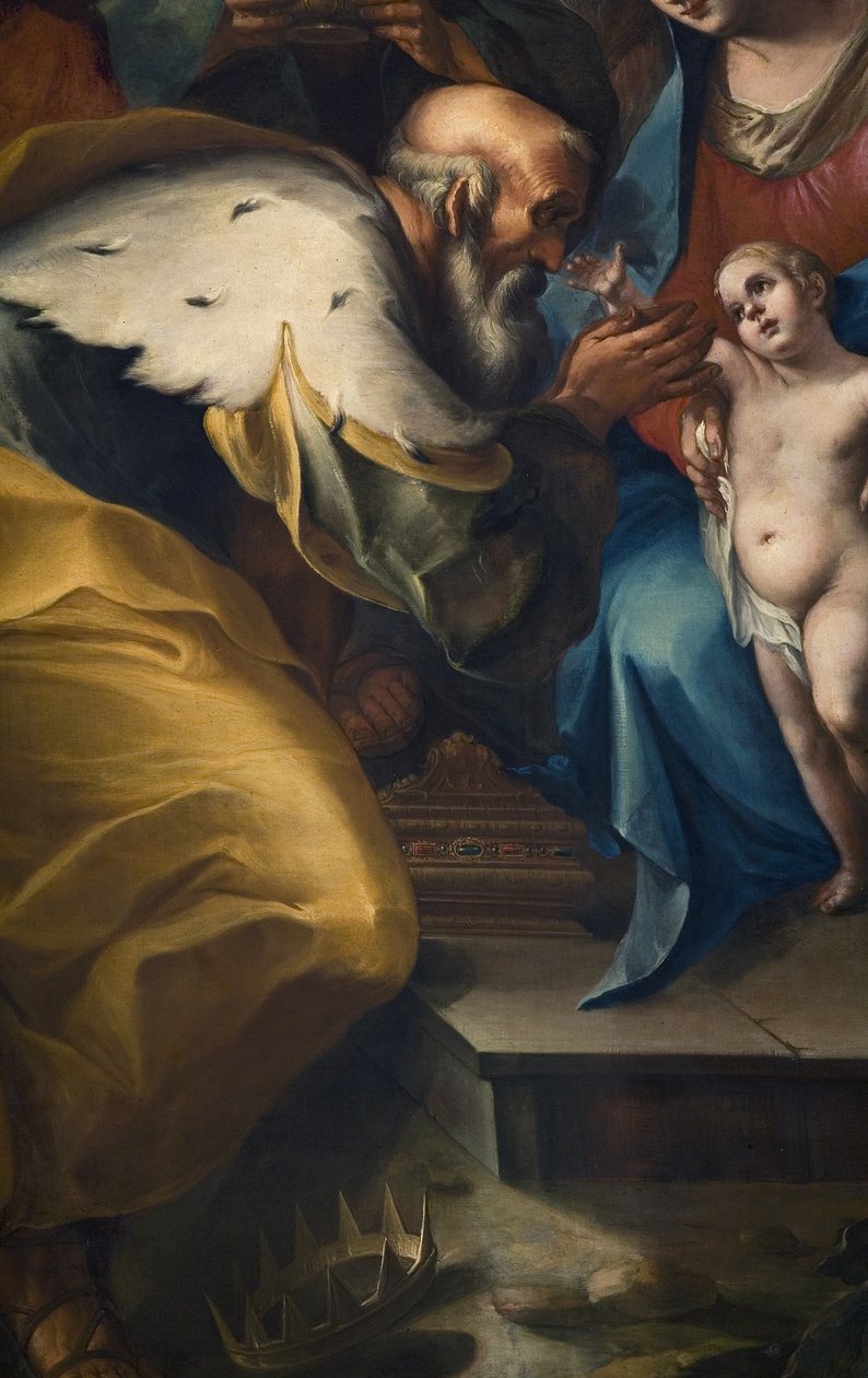 玛吉的崇拜》，3498488 的细节 作者 卡米洛·普罗卡西尼（Camillo Procaccini）