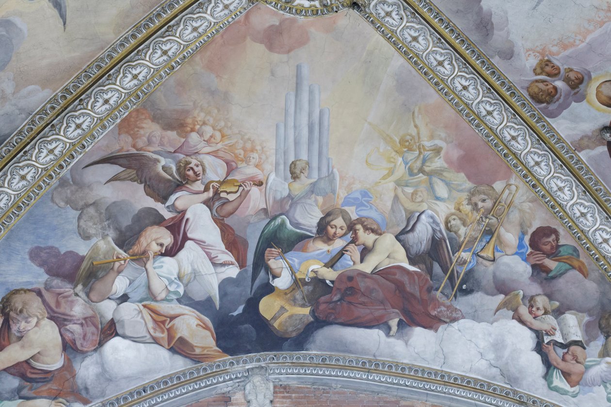 圣母壁画，细节 作者 卡米洛·普罗卡西尼（Camillo Procaccini）