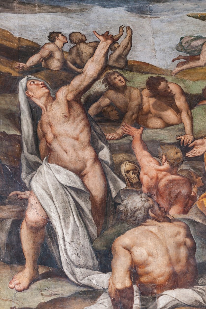 最后的审判》，细节（壁画） 作者 卡米洛·普罗卡西尼（Camillo Procaccini）