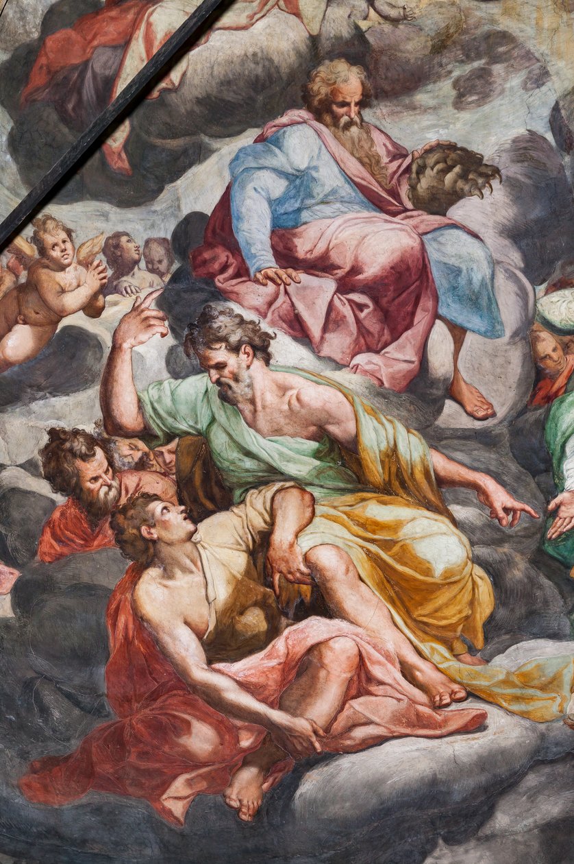 最后的审判》，细节（壁画） 作者 卡米洛·普罗卡西尼（Camillo Procaccini）