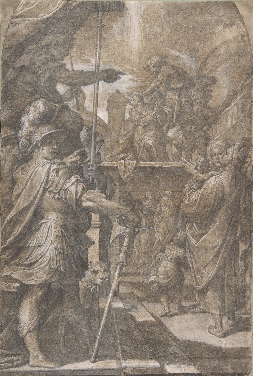 女圣艾格尼丝的殉难，1605-9。 作者 卡米洛·普罗卡西尼（Camillo Procaccini）
