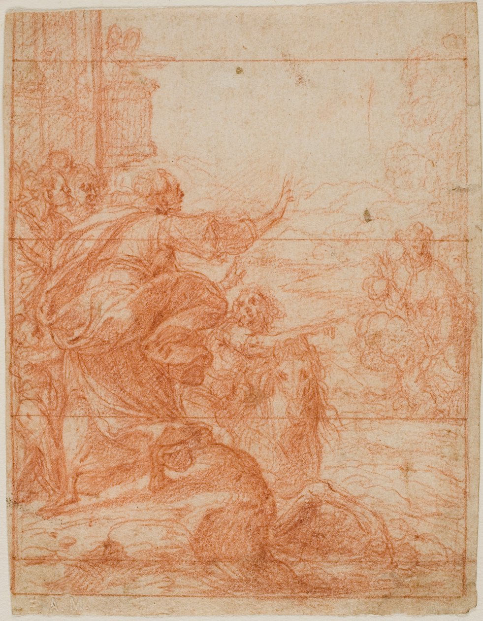 提契诺河的奇迹 作者 卡米洛·普罗卡西尼（Camillo Procaccini）