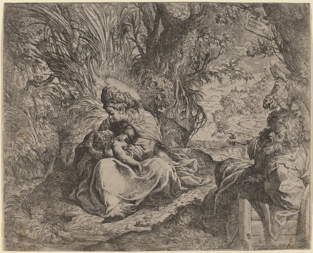 逃往埃及的其余部分 作者 卡米洛·普罗卡西尼（Camillo Procaccini）
