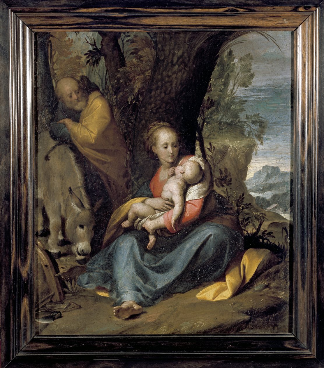 飞往埃及途中的其余部分 作者 卡米洛·普罗卡西尼（Camillo Procaccini）