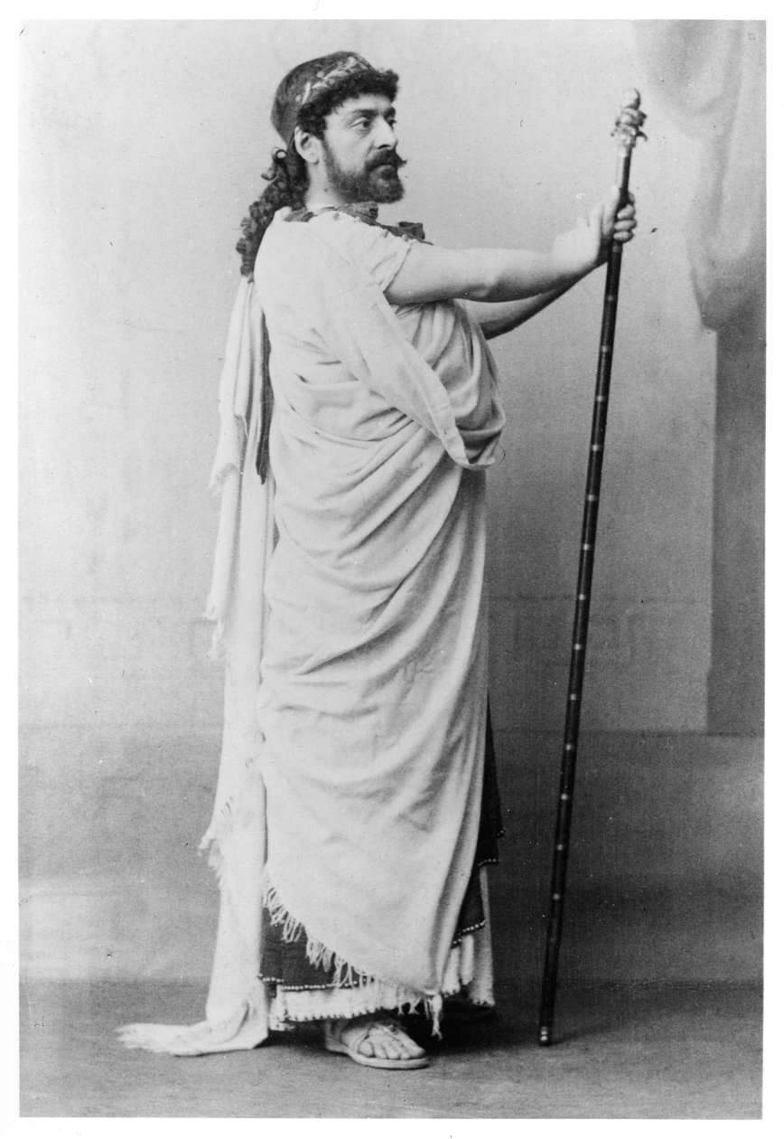 Mounet-Sully（1841-1916）作为俄狄浦斯在俄狄浦斯雷克斯的俄狄浦斯（公元前496-406） 作者 加缪