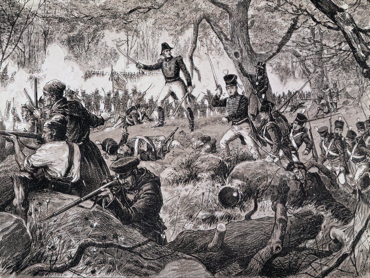 Chateauguay之战，1813年10月26日，1880年 作者 加拿大学校