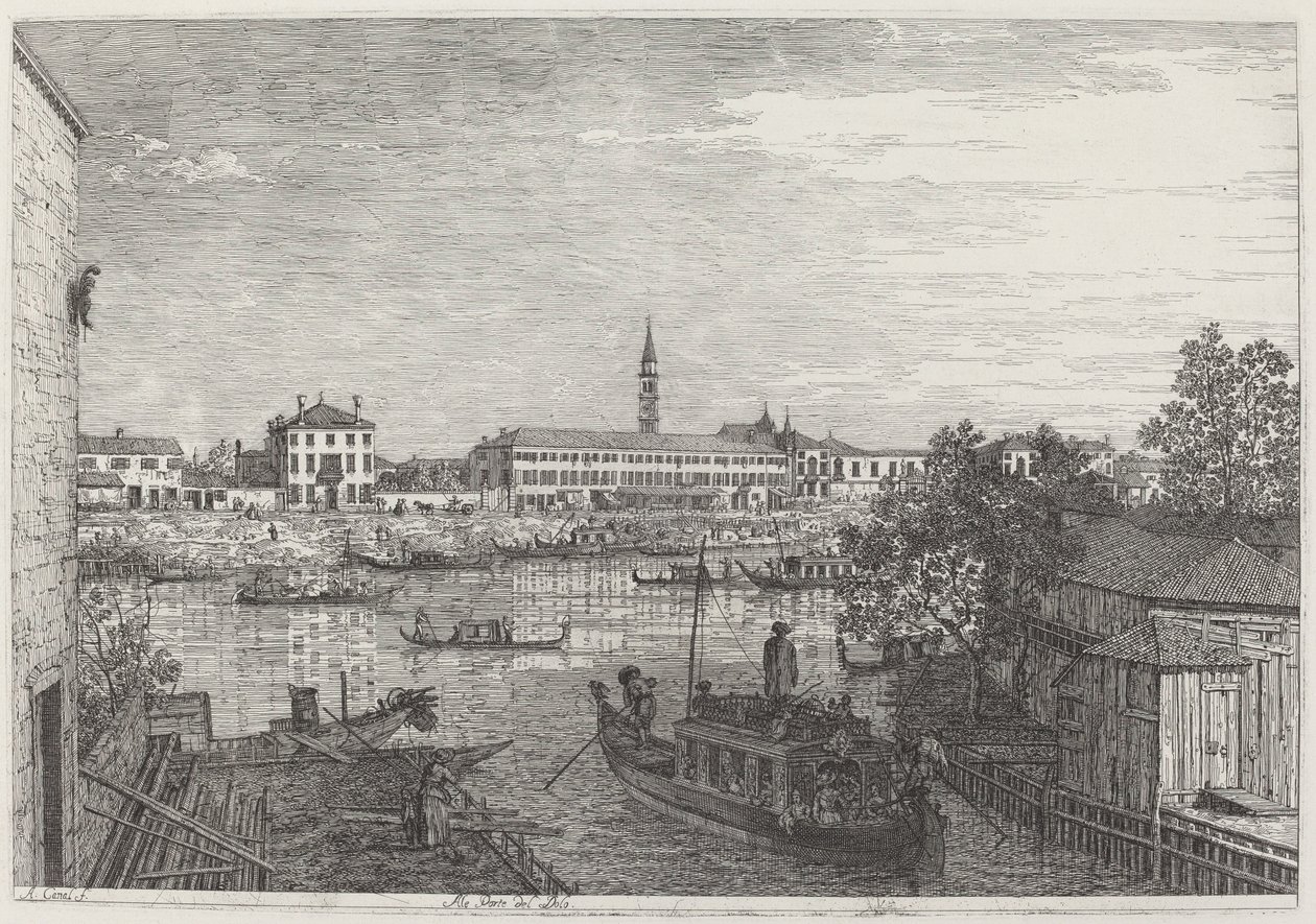 Ale Porte del Dolo, c. 17351746. 作者 卡纳莱托