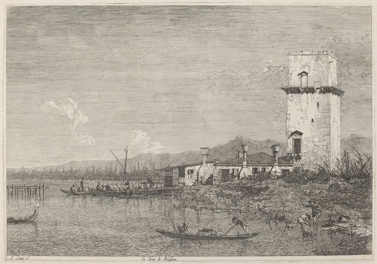 马尔盖拉塔，约1735-1746。 作者 卡纳莱托