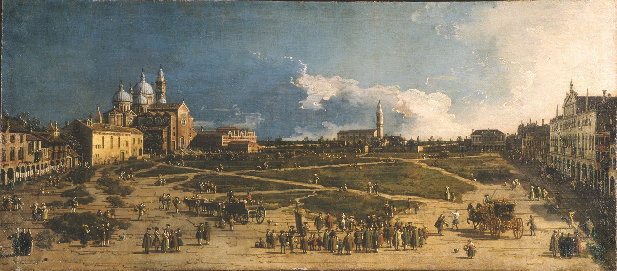 帕多瓦的Pràdella Valle，1740年代 作者 乔瓦尼·安东尼奥运河（Canaletto）