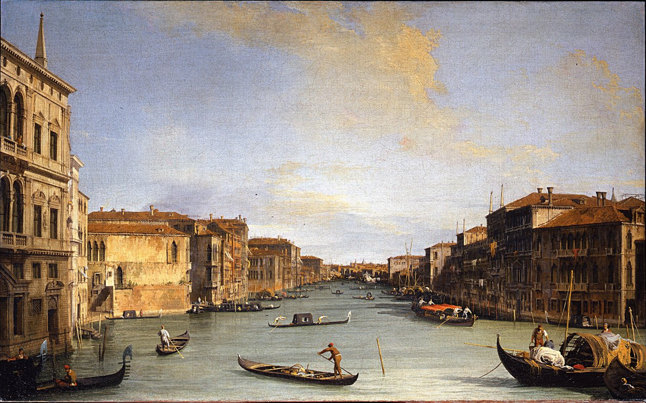 大运河景观，1726-1728年 作者 乔瓦尼·安东尼奥运河（Canaletto）