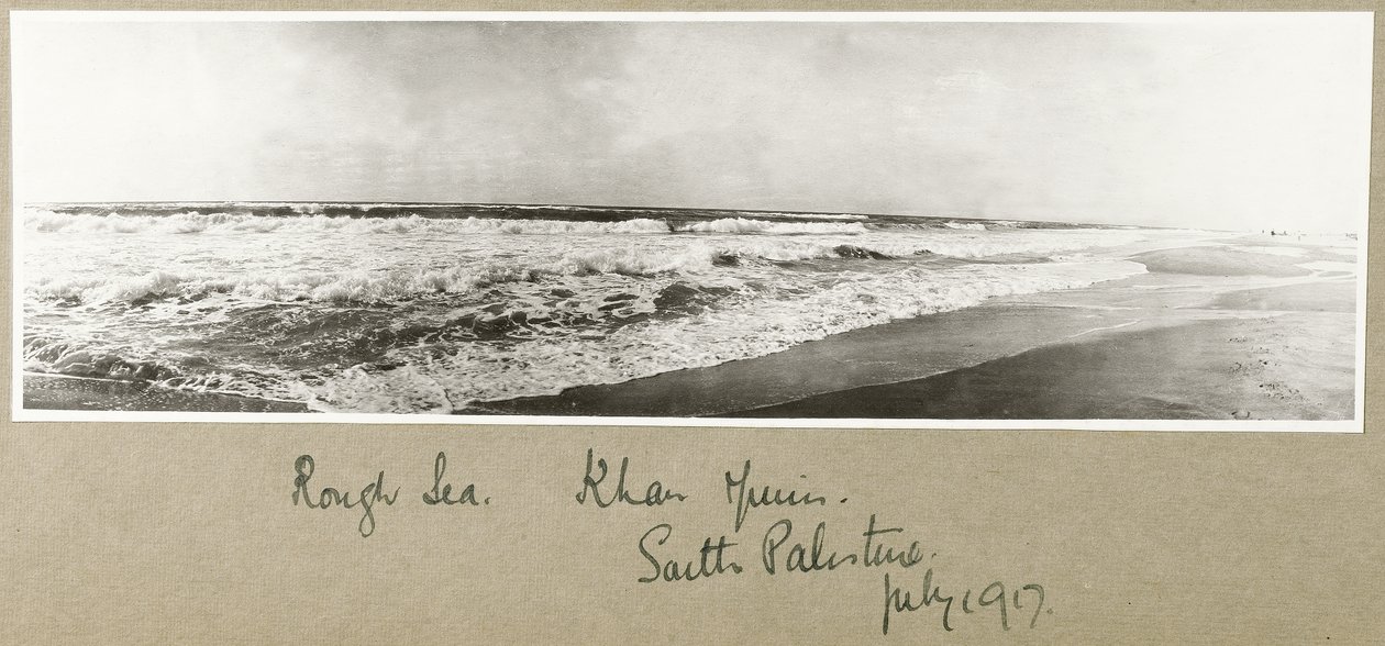 粗糙的海，汗尤尼斯，1917年7月 作者 上尉亚瑟·罗兹（Arthur Rhodes）