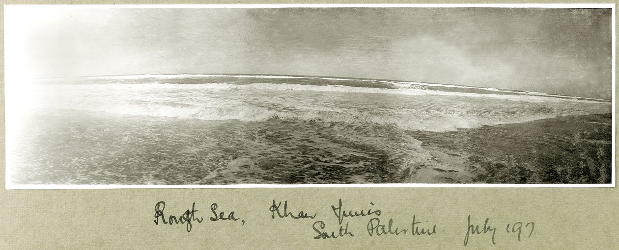粗糙的海，汗尤尼斯，1917年7月 作者 上尉亚瑟·罗兹（Arthur Rhodes）
