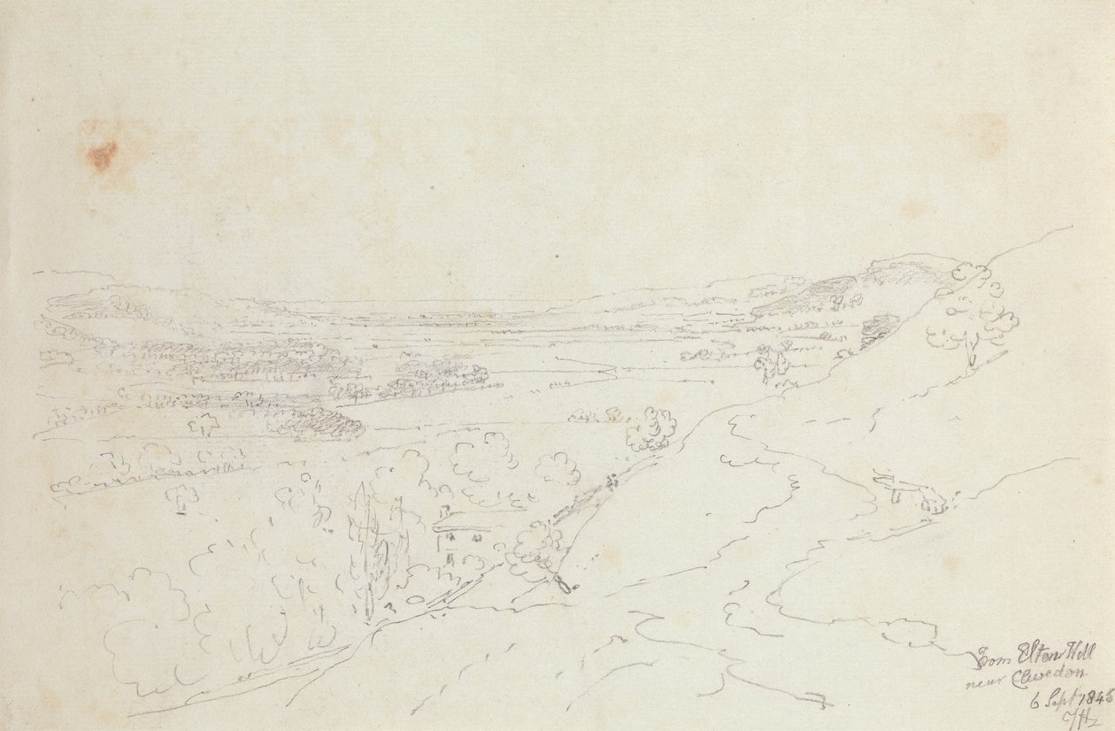 1845 年 9 月 6 日，来自克利夫登附近的埃尔顿山 作者 船长托马斯黑斯廷斯
