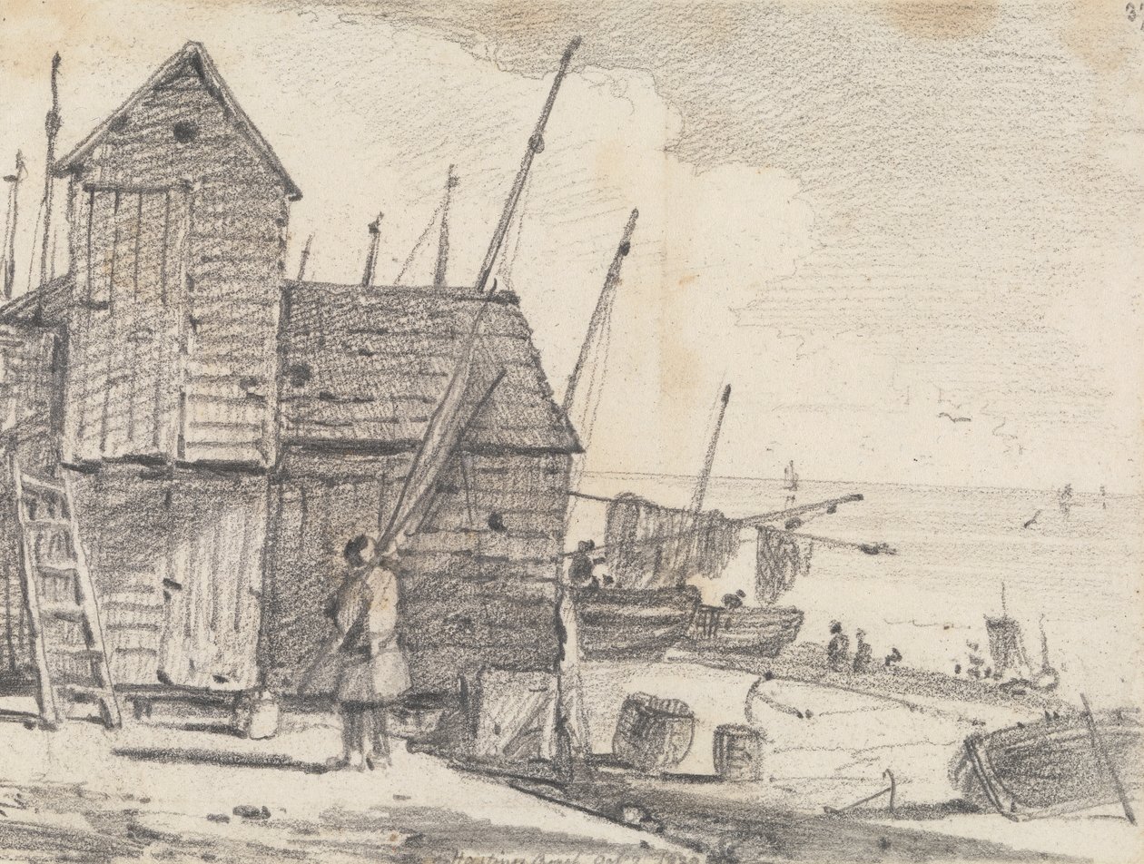 黑斯廷斯海滩，1820 年 10 月 7 日 作者 船长托马斯黑斯廷斯