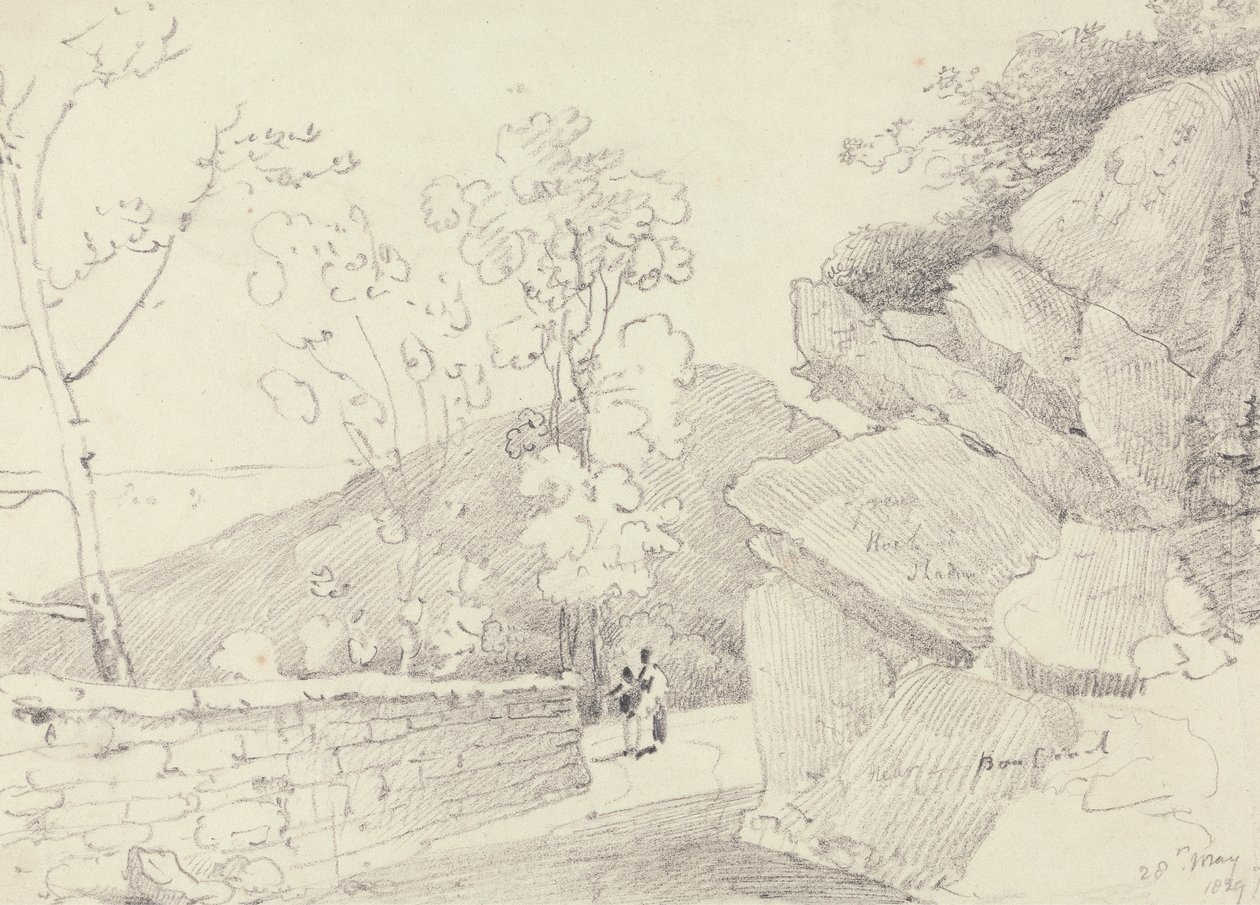 1829 年 5 月 28 日，怀特岛 Bonchurch 附近 作者 船长托马斯黑斯廷斯