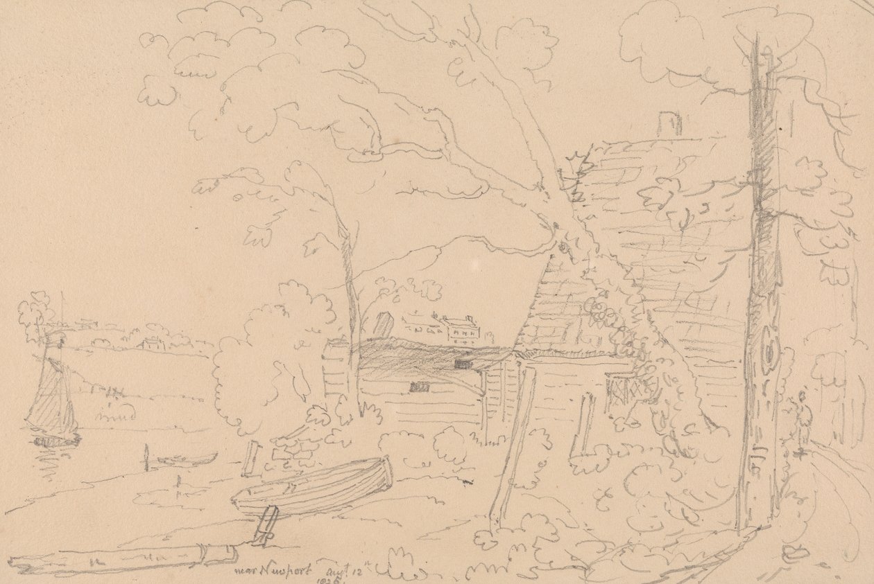 1826 年 8 月 12 日，纽波特附近 作者 船长托马斯黑斯廷斯