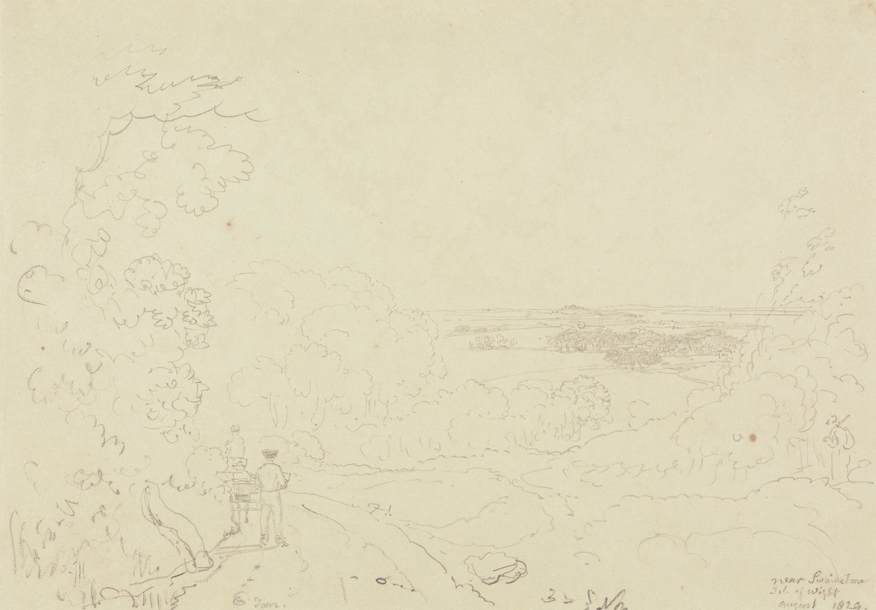 怀特岛斯温斯通附近，1829 年 8 月 作者 船长托马斯黑斯廷斯