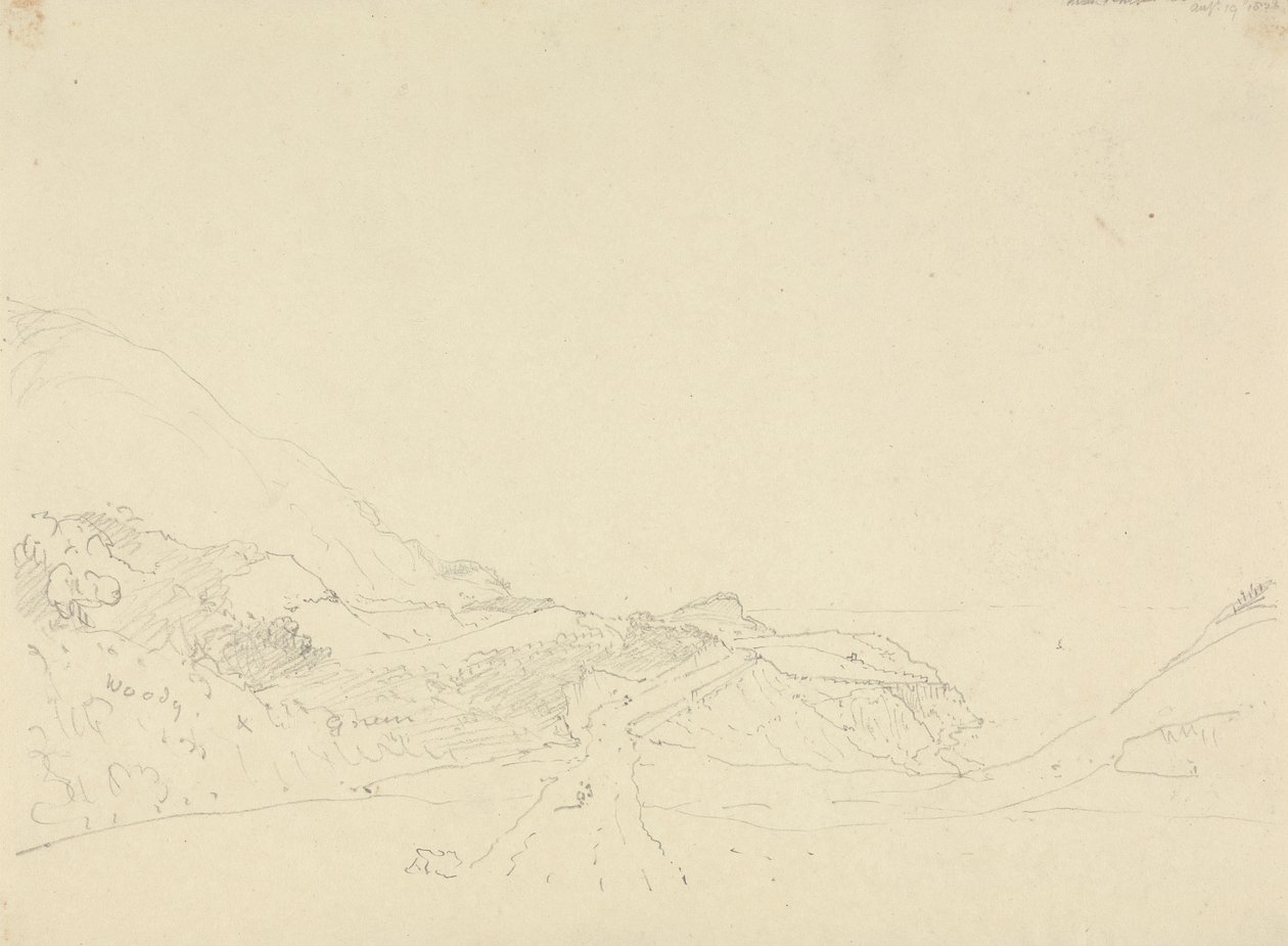 1826 年 8 月 19 日，文特诺山附近 作者 船长托马斯黑斯廷斯
