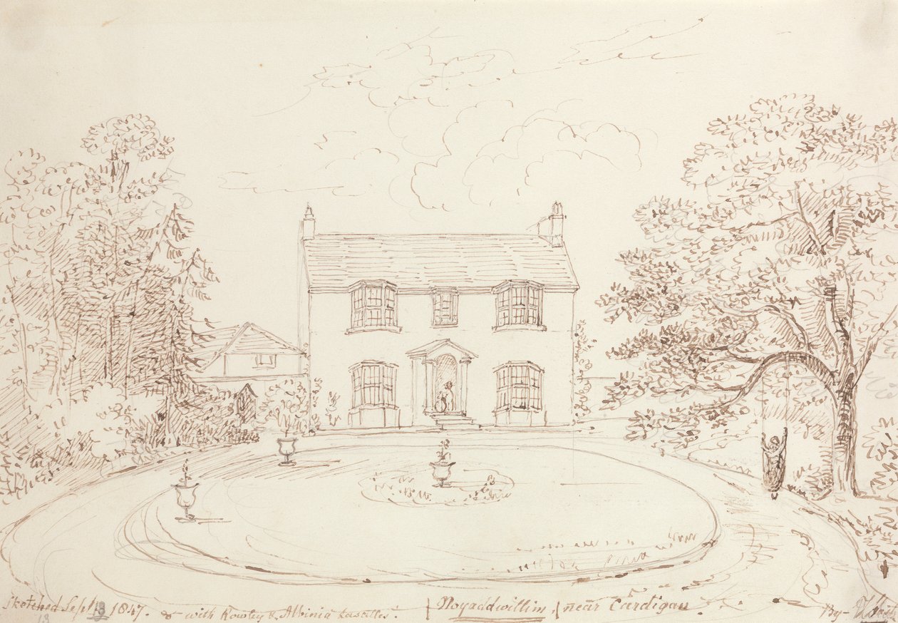 诺亚德威廉 (Noyaddwillim)，卡迪根附近，1847 年 9 月 9 日 作者 船长托马斯黑斯廷斯