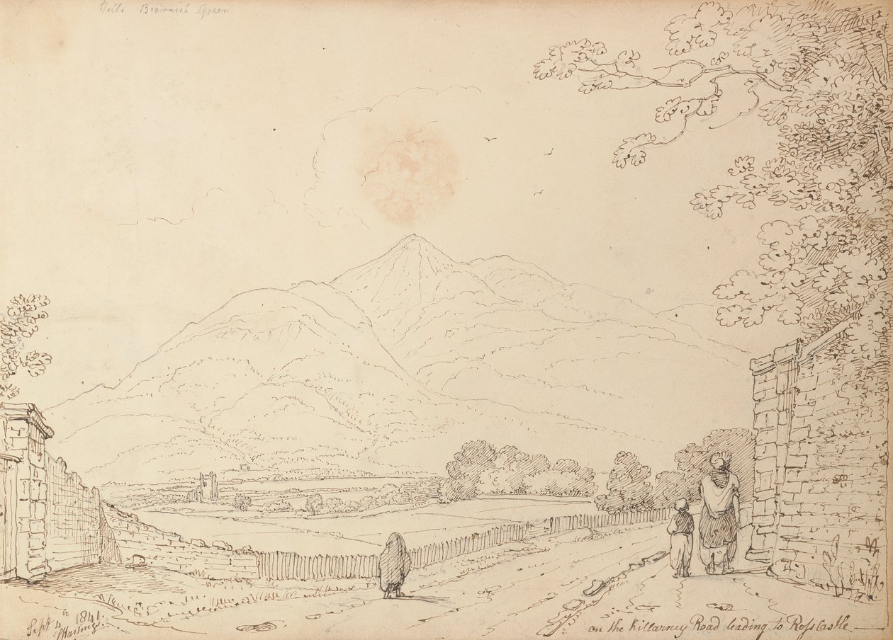 1841 年 9 月 4 日，通往罗斯城堡的基拉尼路上 作者 船长托马斯黑斯廷斯